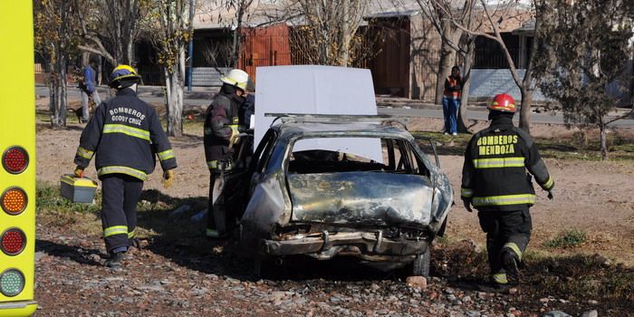 Choque e incendio acceso sur - Nota2