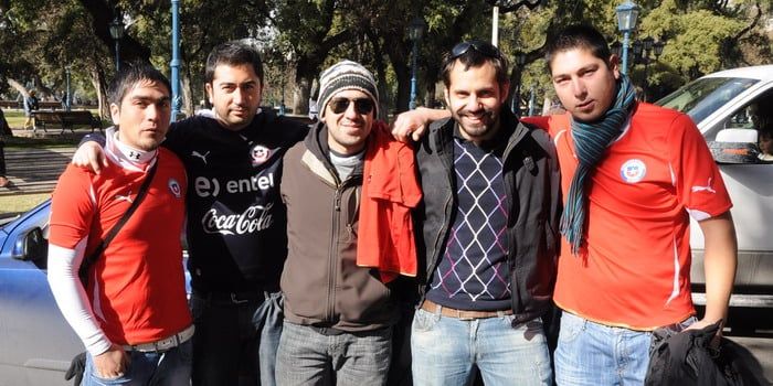 Hinchas Chilenos - Copa America - NOTA