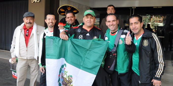 Hinchas Mejicanos - Copa America - NOTA