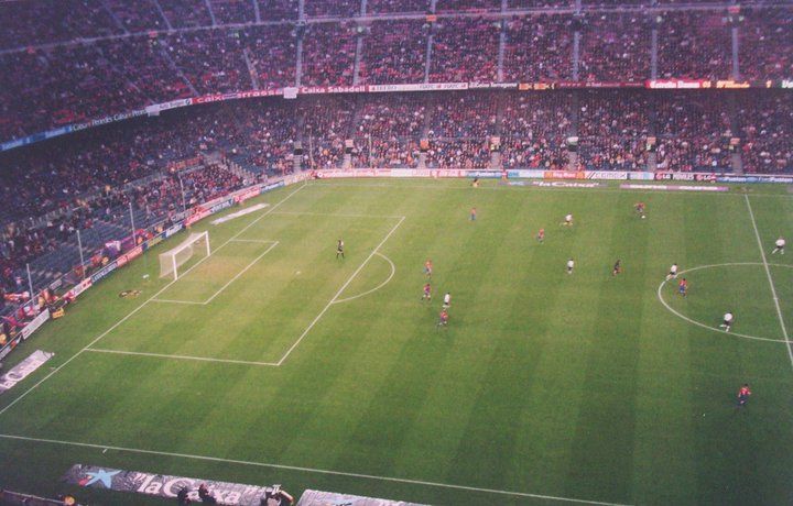 Parte del juego- barça6-1 a santander -bonano-saviola y riquelme