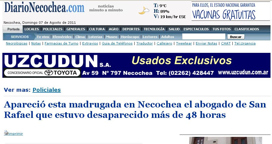Fajardo diario de Necochea 1
