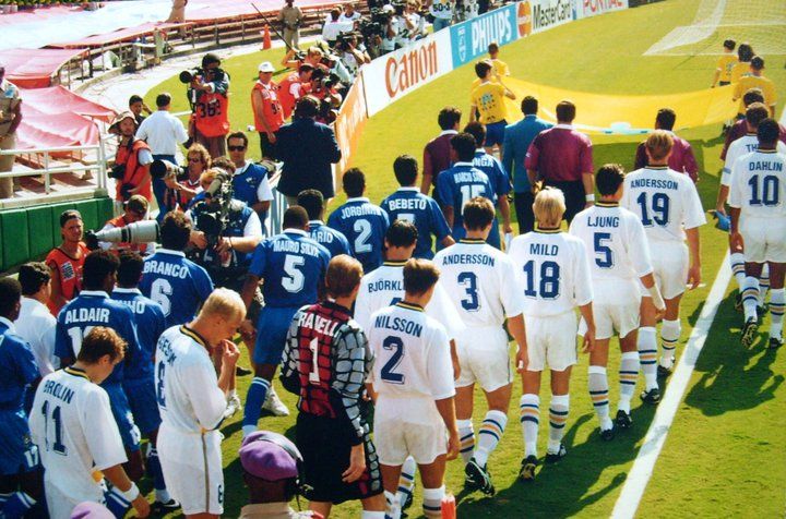 La semifinal del mundial 1994 entre suecia y brasil en el rose bowl