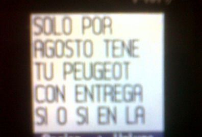 Mensajito de texto celular P