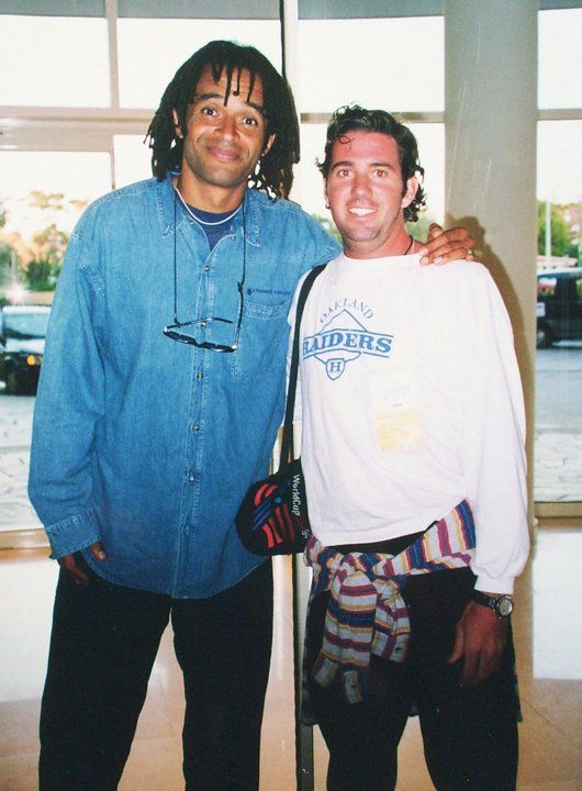 Yannick noah, tenista, my simpatico