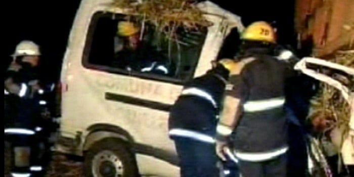 Combi accidente chacabuco N