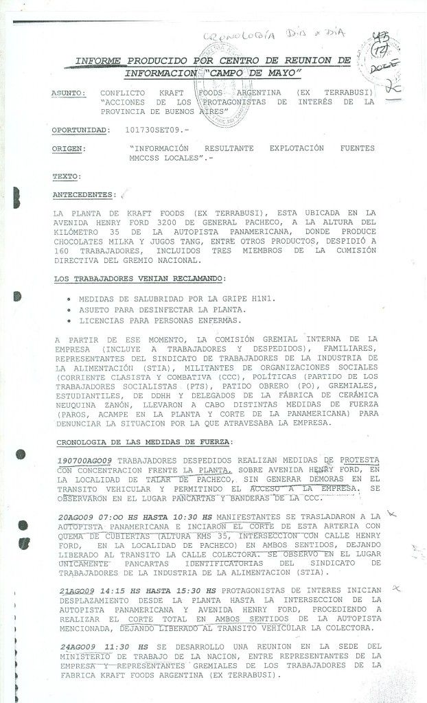 Expedientes gendarmeria