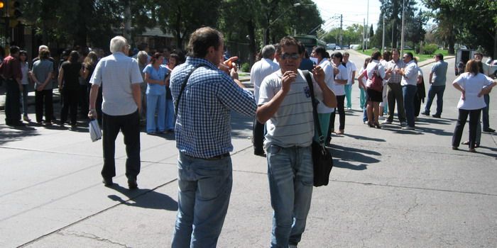 Trabajadores salud hospital central 1N
