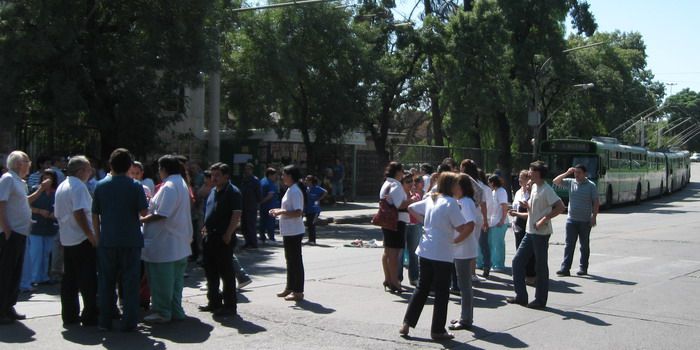 Trabajadores salud hospital central N