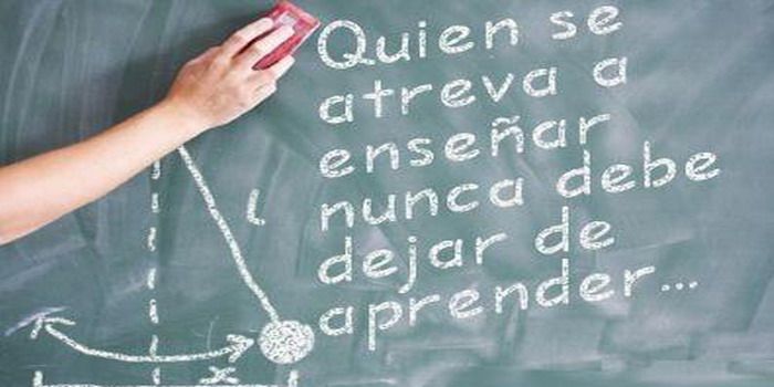 Pizarron docente alumnos enseñar N