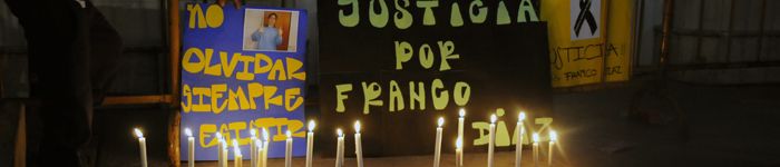 Manifestación por Franco Díaz en la Legislatura - faja2