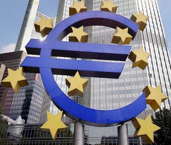 Símbolo euro - bancos