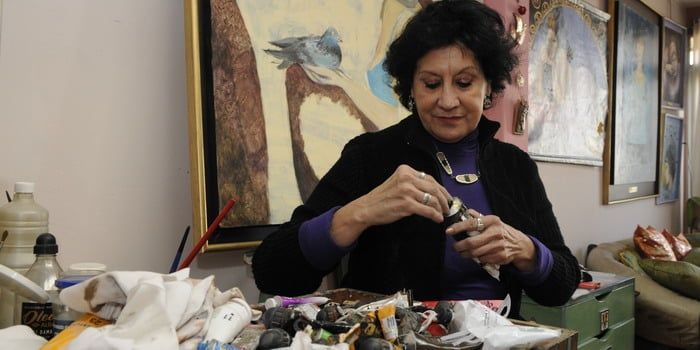 Sara Rosales en su atelier - nnota13