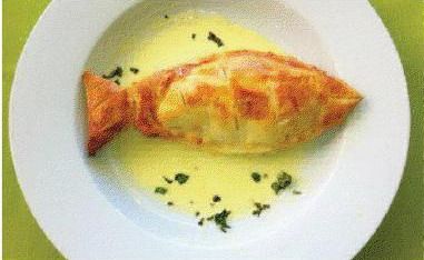 Salmón en hojaldre interior