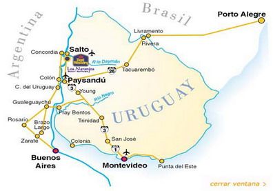 Salto Uruguay ubicación mapa P