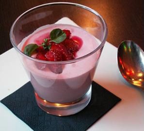 Mousse frutillas