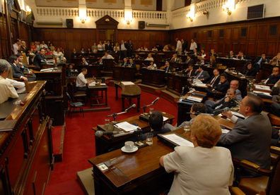 Legislatura-aprobación Frigerio-2008-03-25-PORTADA