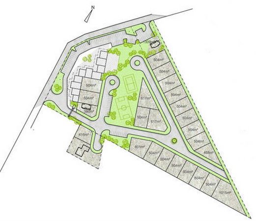 Las cortaderas chico plano del loteo