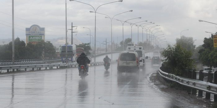 Lluvia en la ciudad costanera sur - nota21