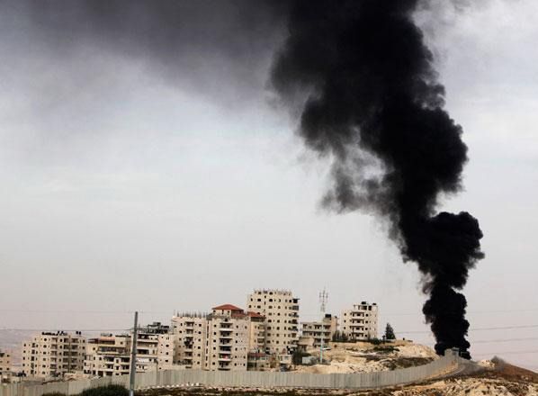 Hamas jerusalem misil explosión interior