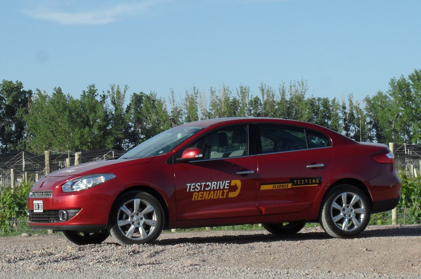 Renault fluence-perfil