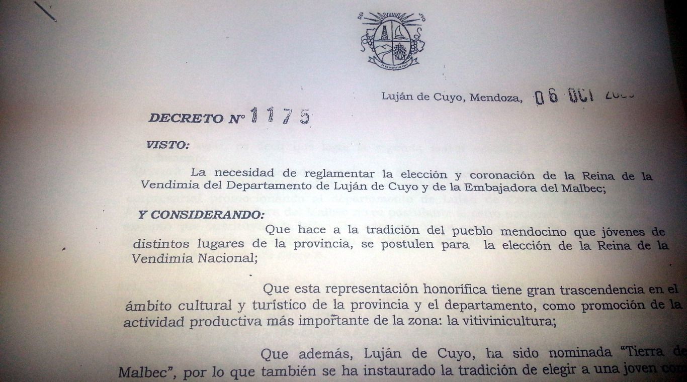 Decreto parisi vendimia lujan 1