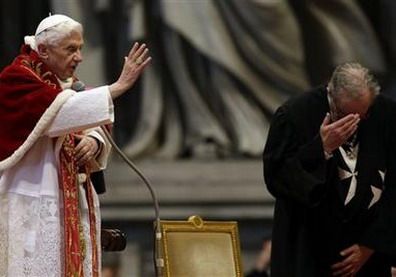 Benedicto XVI orden malta