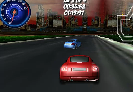 Chrome 3D Racing