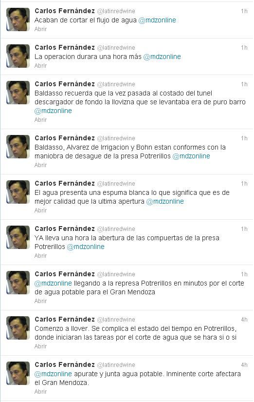 Carlos tuits agua II