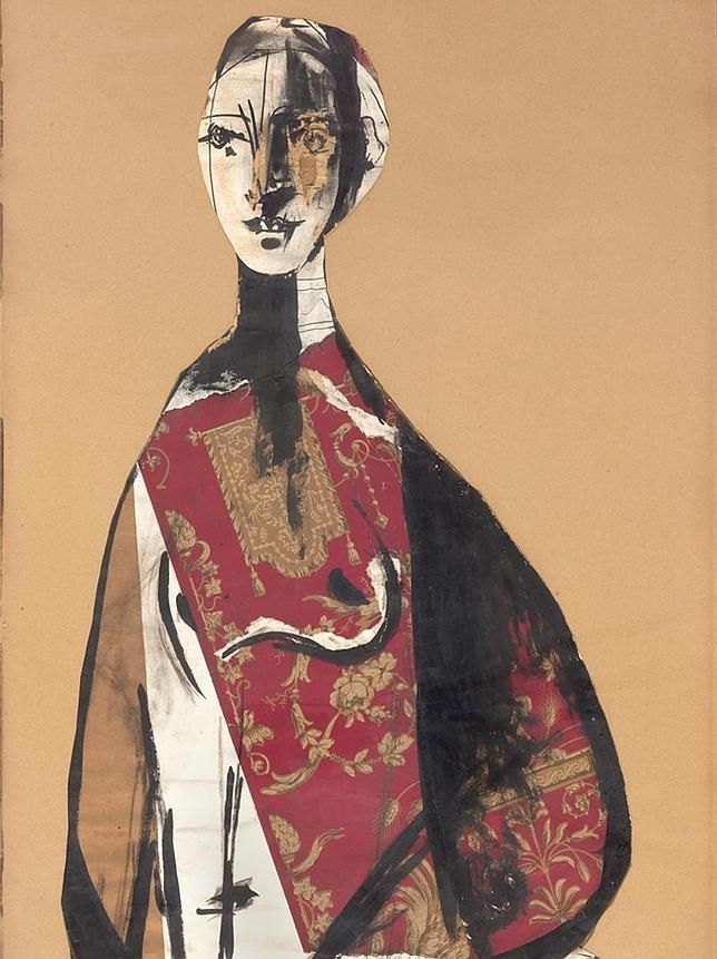 Picasso retrato de una dama