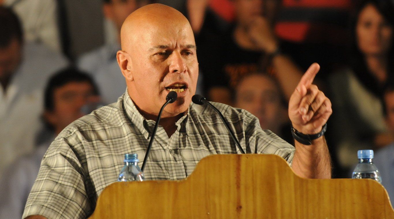 Alejandro Abraham en acto Corriente Peronista