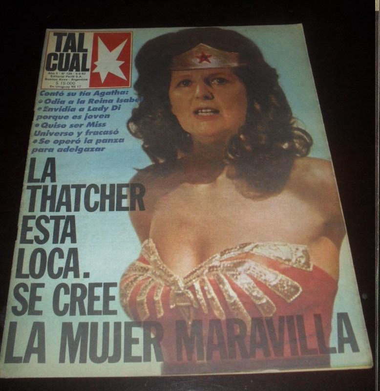 Thatcher mujer maravilla interior