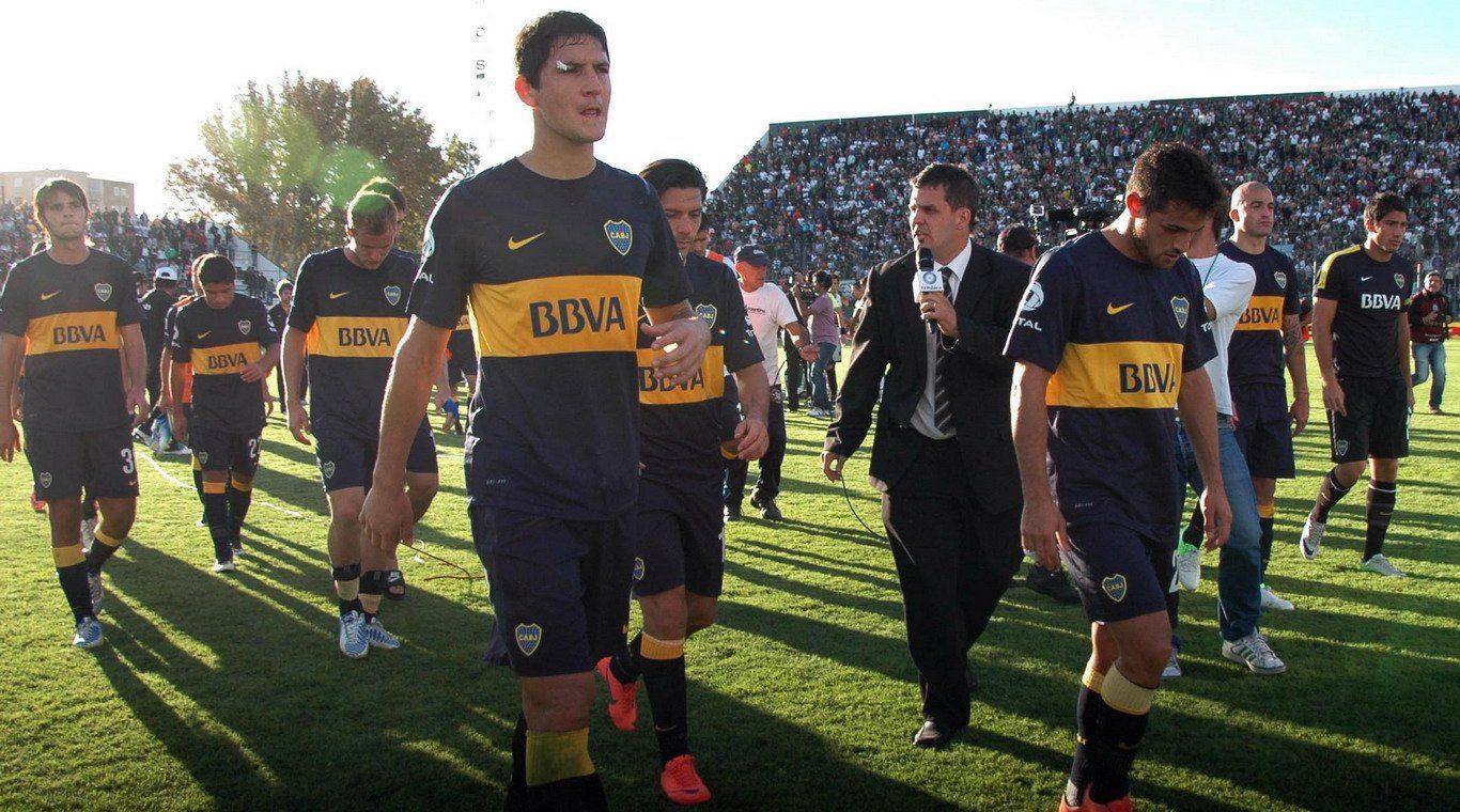 Boca derrotado con san martin de san juan