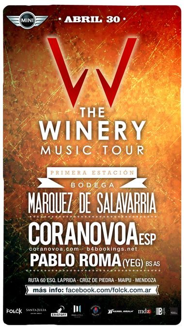 Flyer fiesta folk producciones