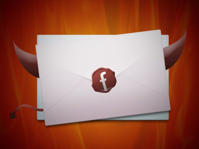 Facebook email evil