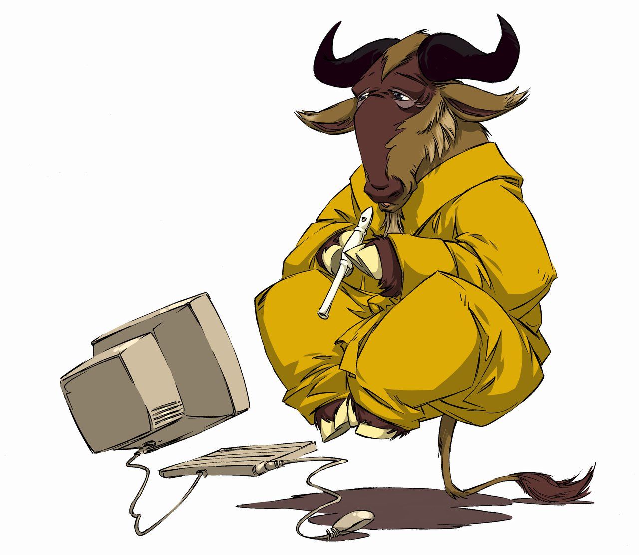 Gnu meditate_levitate