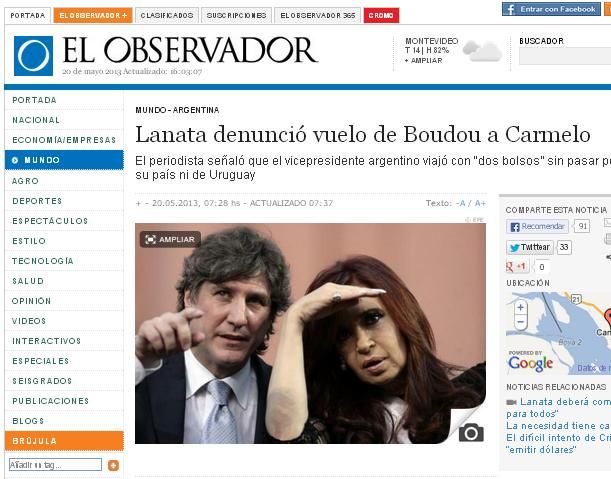 Boudou observador