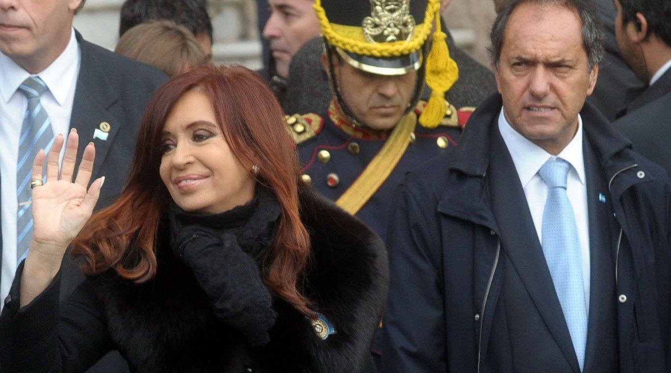 Cristina Fernandez y Daniel Scioli 2