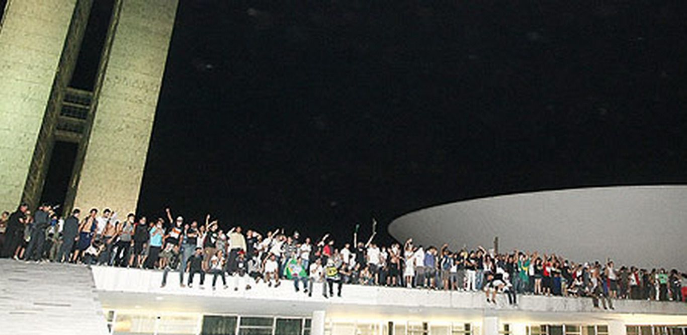 Congreso brasil protestas