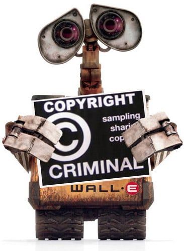 wall e copyright