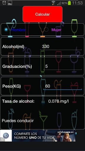 alcoholimetro android