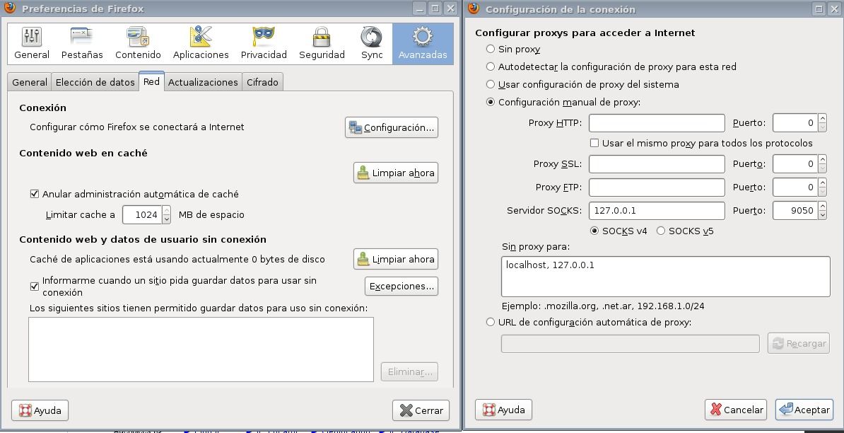 Firefox tor_configuracion