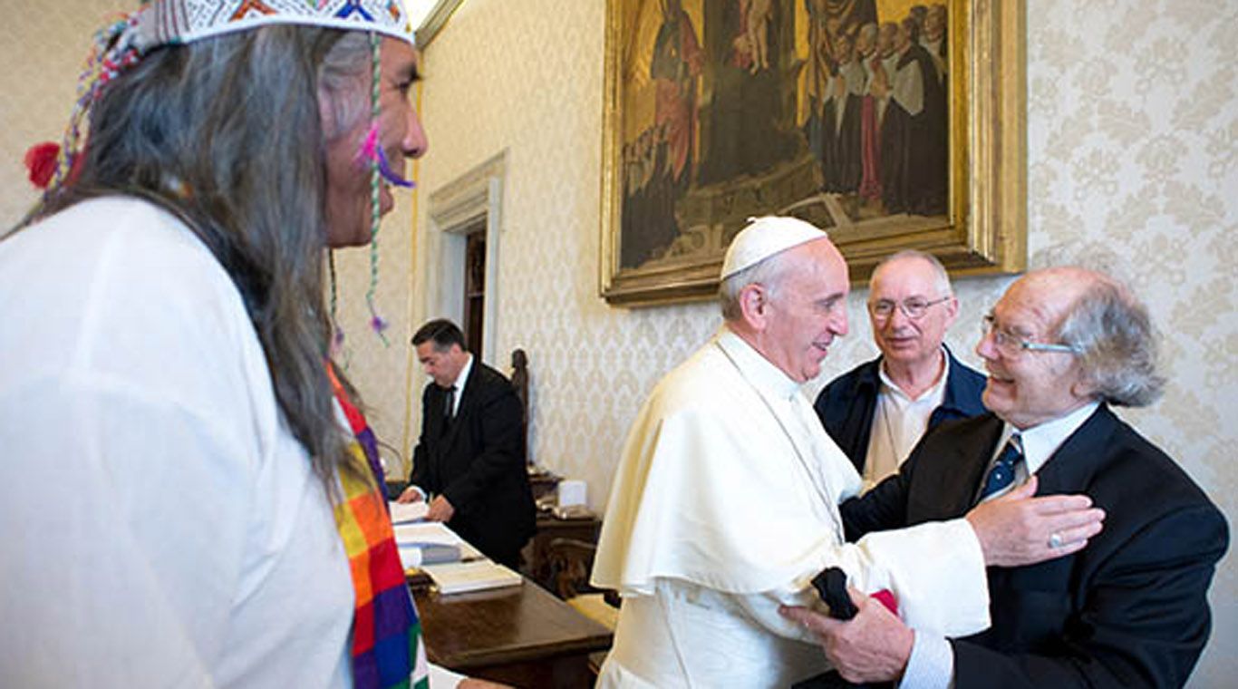 Qom Perez Esquivel - Papa Francisco - 01