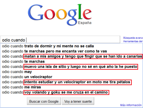 Busquedas bizarras_google