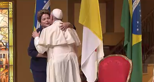Dilma beija-papa