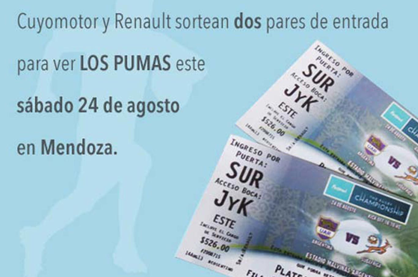 Pumas entradas