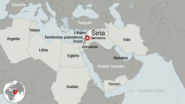 Mapa mundo-arabe-siria