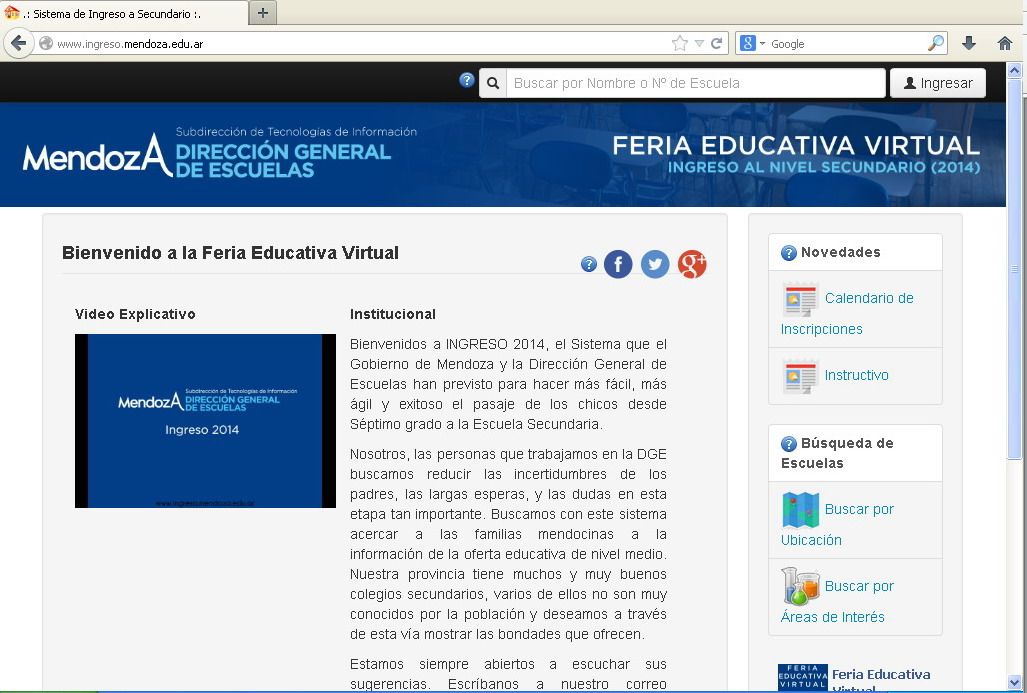 Dge plataforma inscripcion