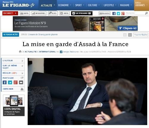 Assad figaro