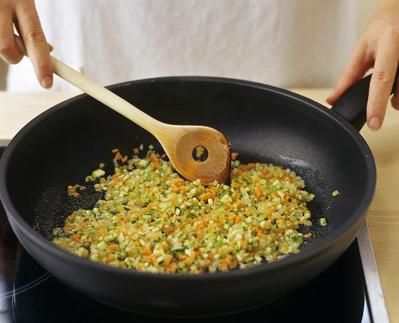 Saltear vegetales