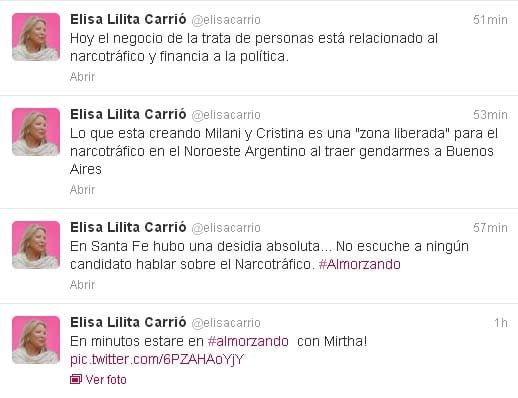 Lilita sobre Gendarmería